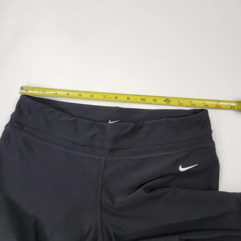 Nike Black Flared Yoga Pants Dri-FIT Athletic Wear - Picture 9 of 10